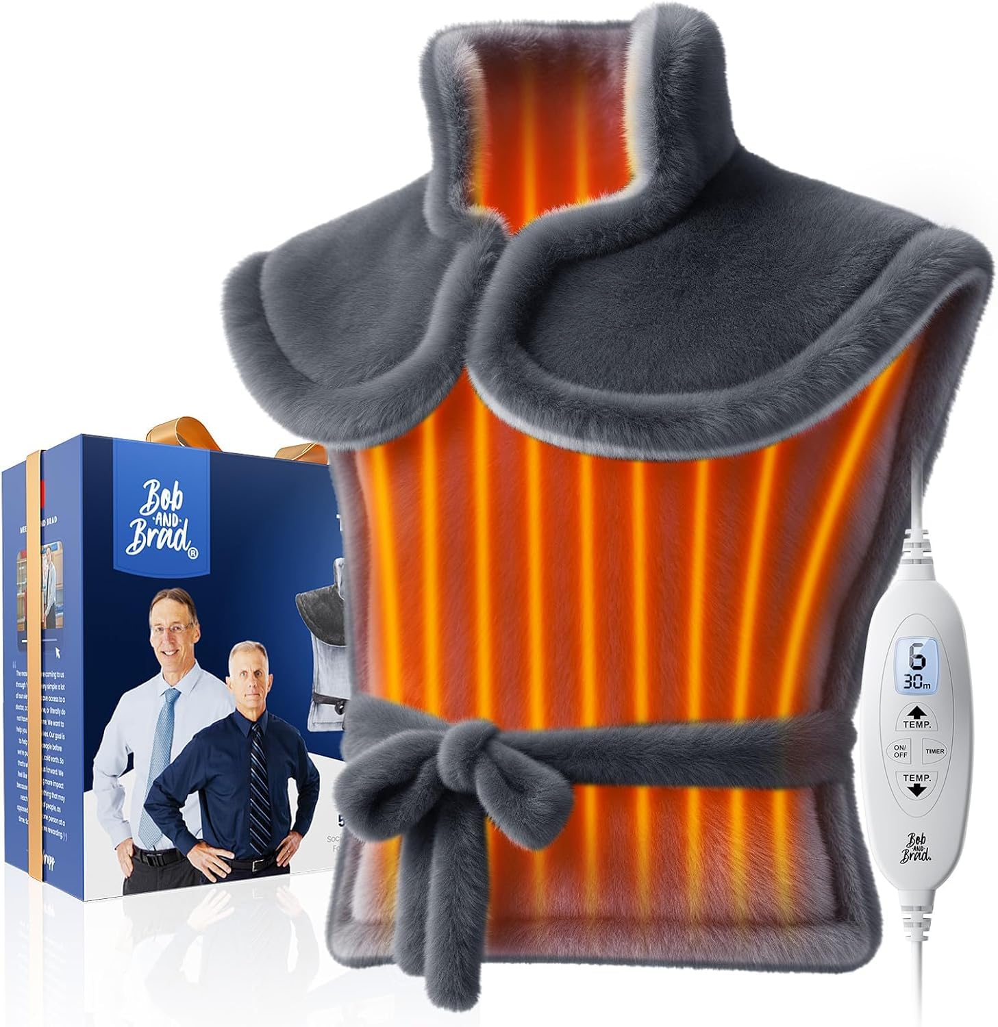 Bob And Brad SW-H1022D - Coussin chauffant électrique dos et cou