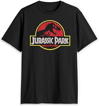 Jurassic Park Mens Jurassic Park Logo Mens Tee