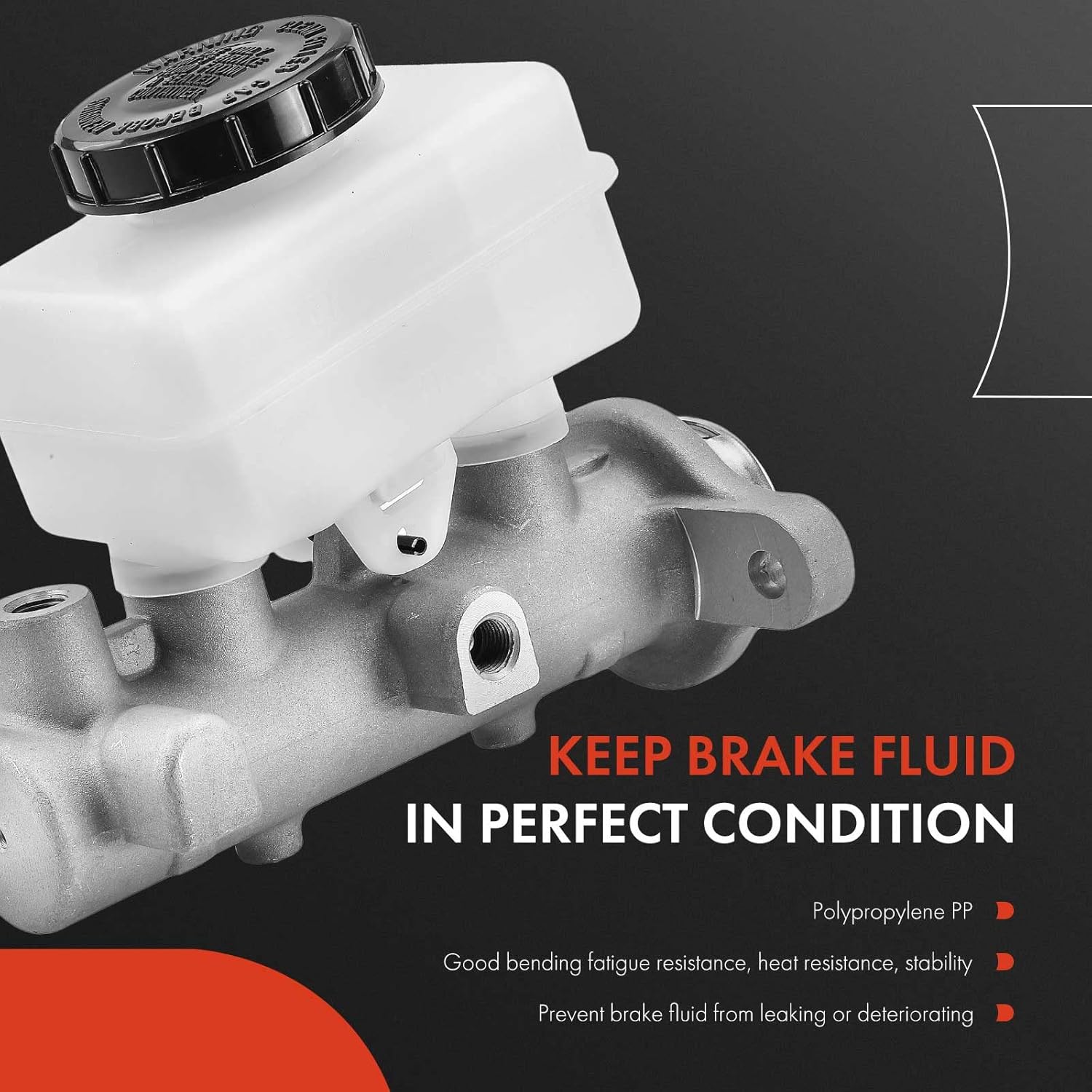 A-Premium Brake Master Cylinder with Reservoir and Sensor Compatible with Subaru Vehicles - Outback 01-04, Forester 98-02, Impreza 02-07, Legacy 98-04, Baja - Replace# 26401AC191