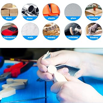 1200 To 5000 Assorted Grit Sandpaper, 23 x 9 cm,30 Pieces Wet and Dry Assorted Sanding Sheets for Automotive Sanding Wood Furniture Finishing