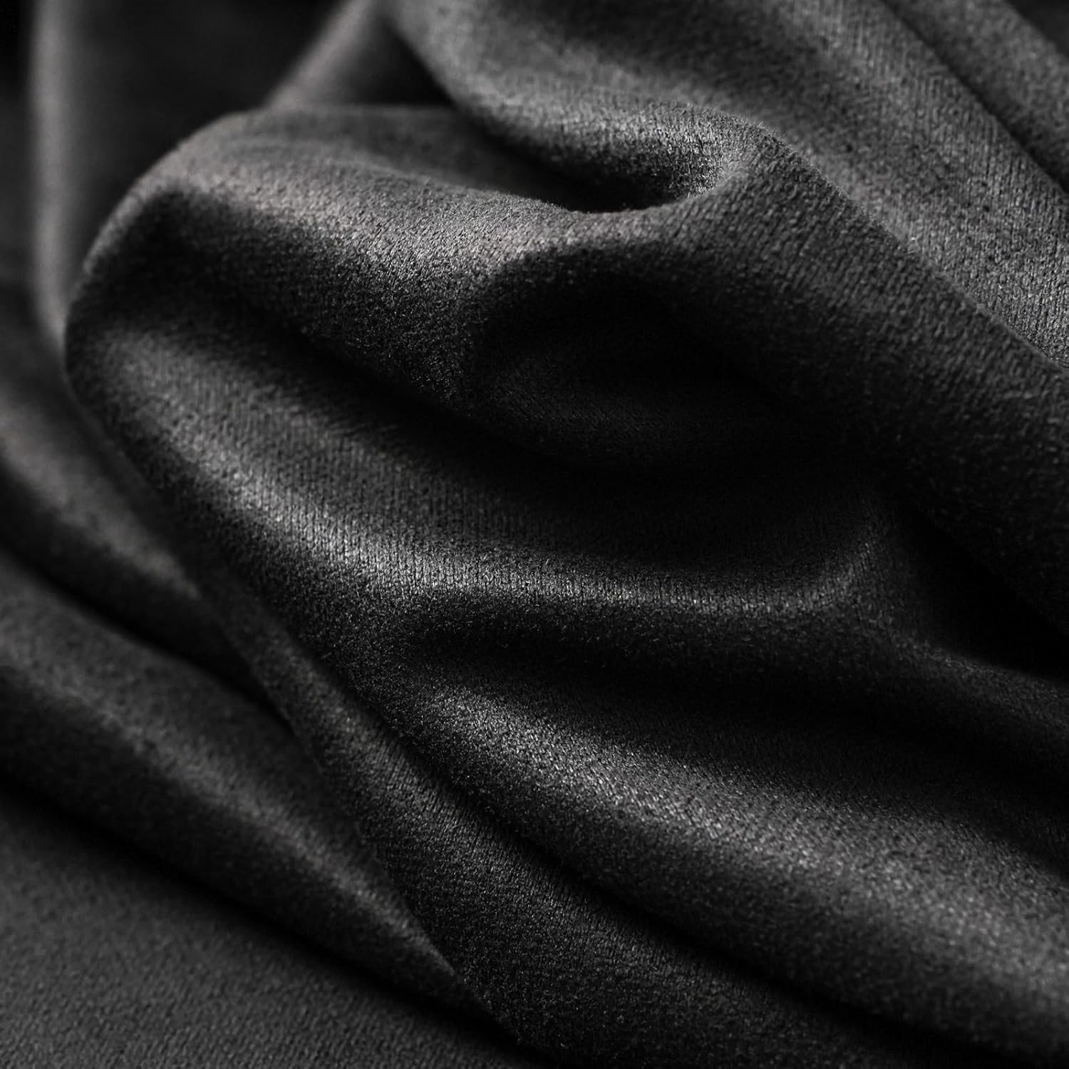 48"x60" Suede Fabric Black - 60inch Wide Suede Cloth for Upholstery Sofa Chair Cover,Cushion Pillows Repair, Home Décor DIY Project