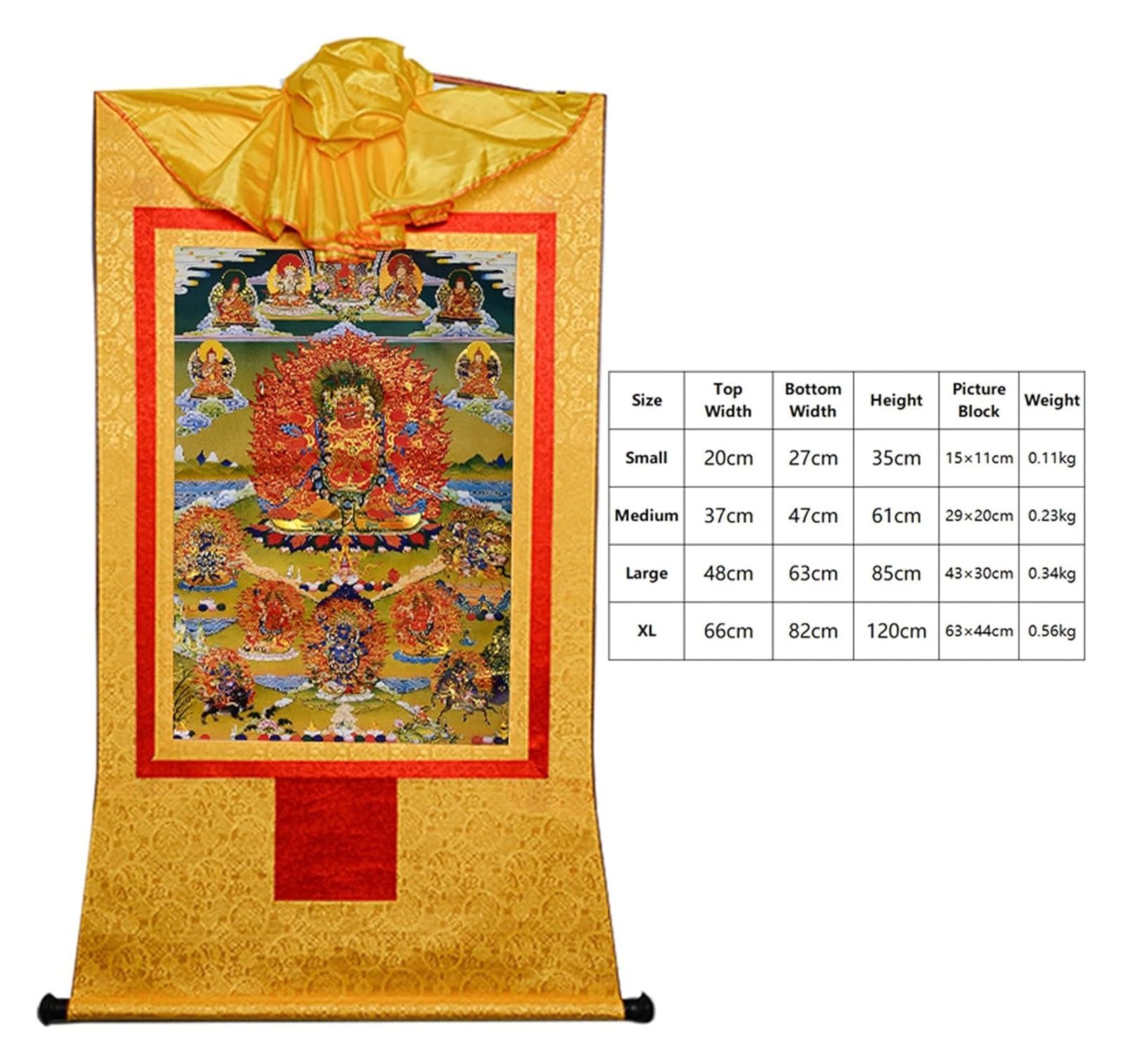 Thangka-Gemälde, tibetisches Thangka, Thangka-Gemälde, buddhistischer Wandteppich, Hayagriva (Yaksha-Begleiter, Weisheitskönig), tibetische Thangka-Malkunst, buddhistischer Thangka-Brokat, Buddha-Wand