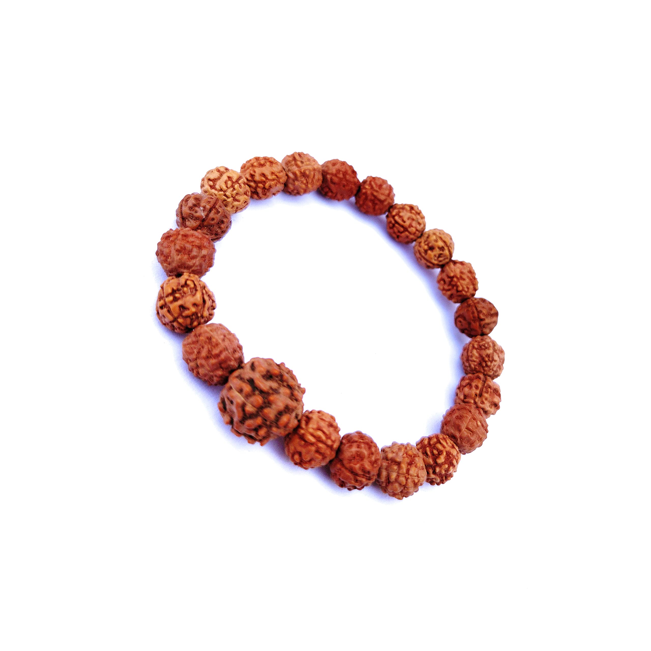 Vado® Rudraksha Bracelet, Stretchable Energized Wrist Band with 2 to 10 Mukhi Rudraksha | Tiger Eye | Evil Eye Crystal Beads (8 Mukhi) (B0BPHGML1H) Amazon Price History, Amazon Price Tracker