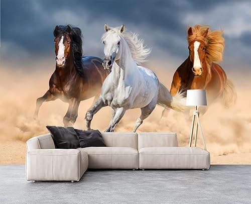 Miniatura 37 de Papel tapiz de pared para guardería infantil de bosques de acuarela coloridos, 137 x 100 pulgadas