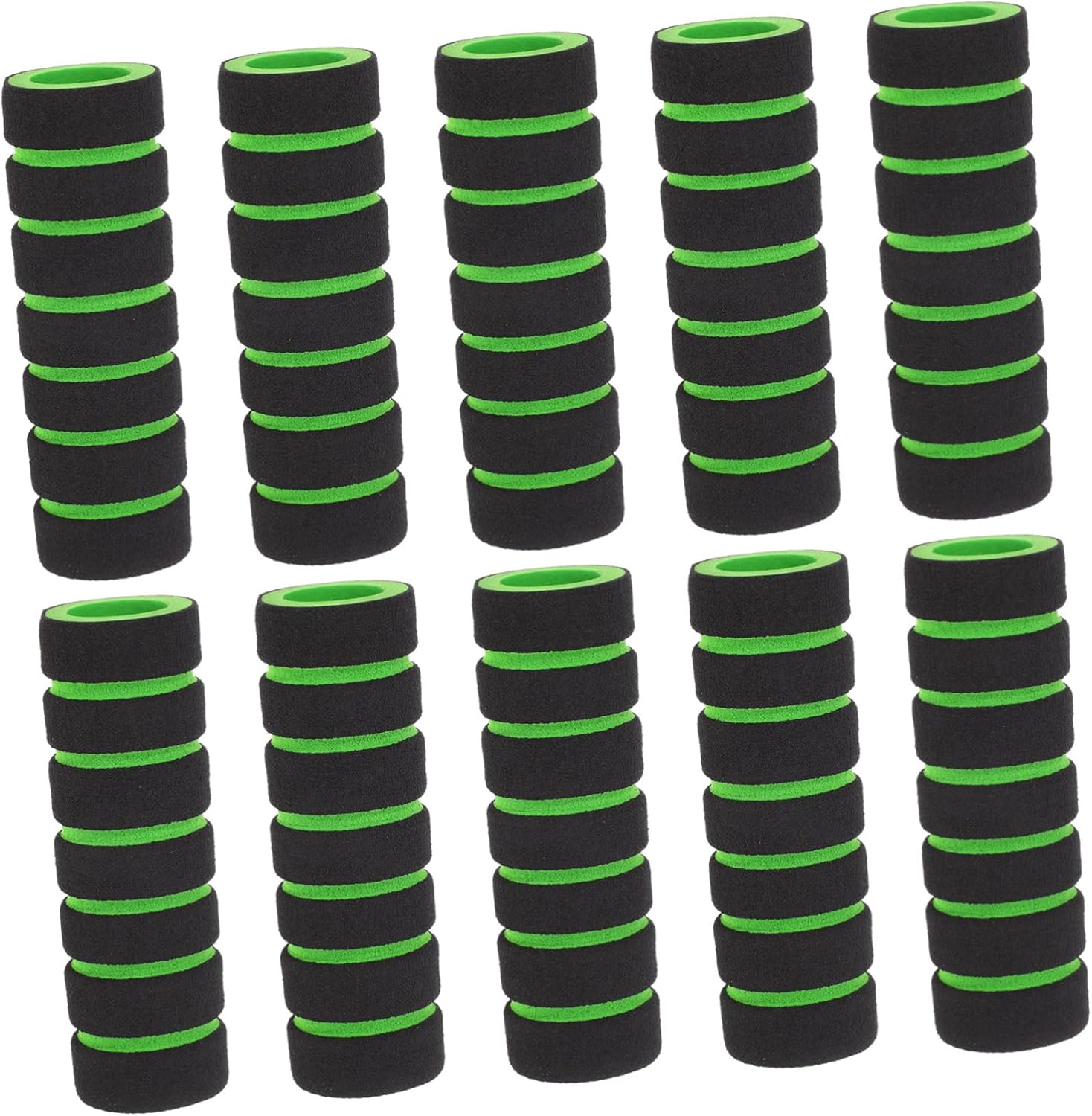 SUPVOX 10pcs Replacement Sponge Covers for Sit Up Boards and Gym Equipment Inner Leg Curl Machine Rollers Durable Exercise Equipment Sleeves for Ab Training and Fitness