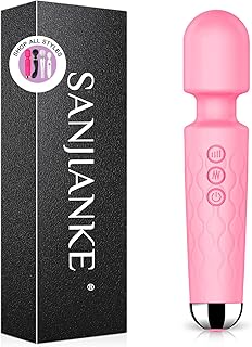 Sex toýs Femme,Vibromasseur, femme Clitoridien Puissant Silencieux Point G Vibrateur Sexuel Masseur,8 * 20 Mode Vibration Silicone vibromasseurs feminin,Vibro Sextoy pour Femme Couples (Rose rouge)