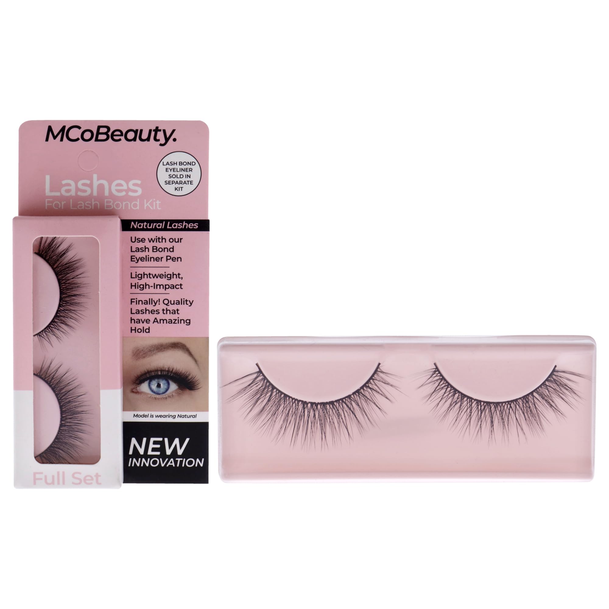 Lashes for Liner Bond System - Natural for Women - 1 Pair Eyelashes