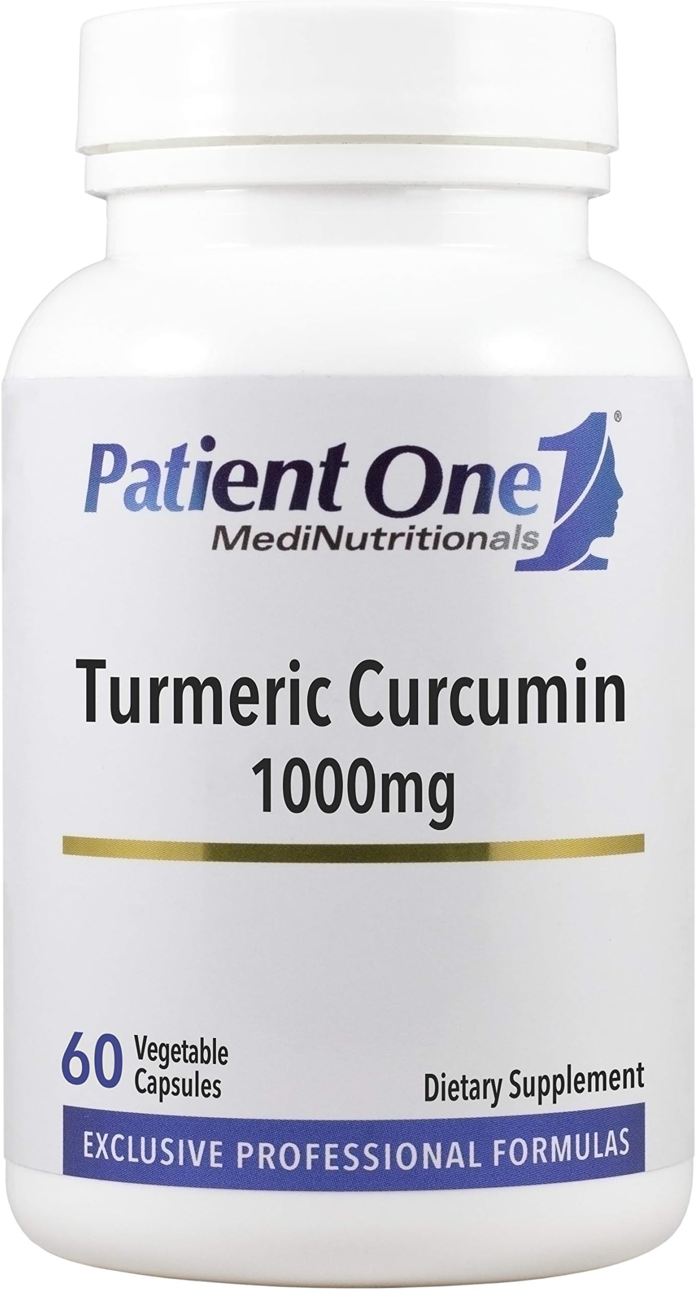 Patient One Turmeric Curcumin 1000 mg Supplement to