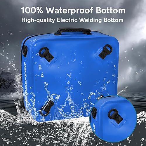 Miniatura 3 de Bolsa impermeable de PVC para cubierta de paddleboard, 12 latas Sup Deck Cooler Bag, bolsa más fresca para paddleboard, bolsa aislante suave para