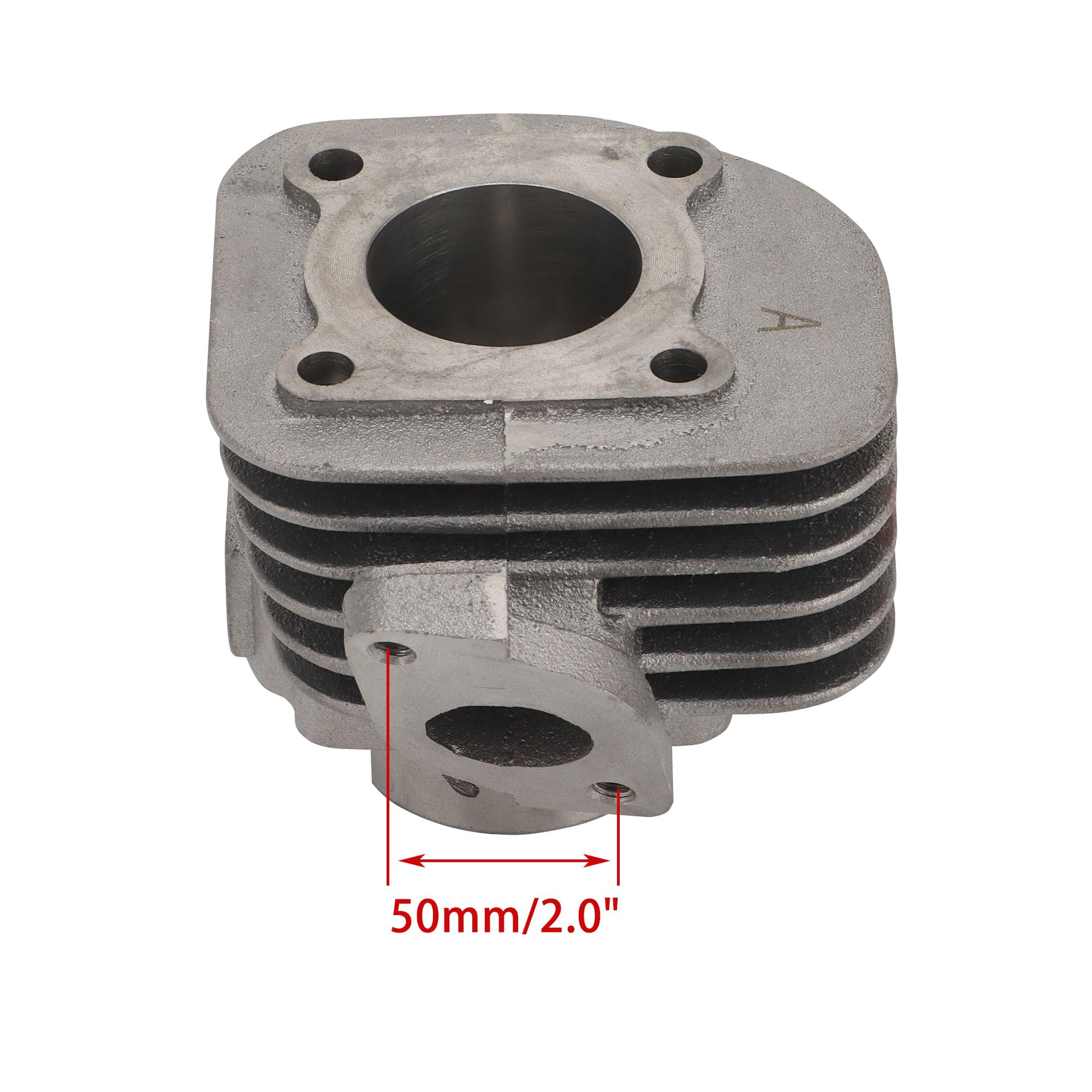WOOSTAR Juego de anillos de pistón con juntas para cilindro de 40 mm, reemplazo para moto scooter de 2 tiempos Jog 50cc Minarelli 1E40QMB