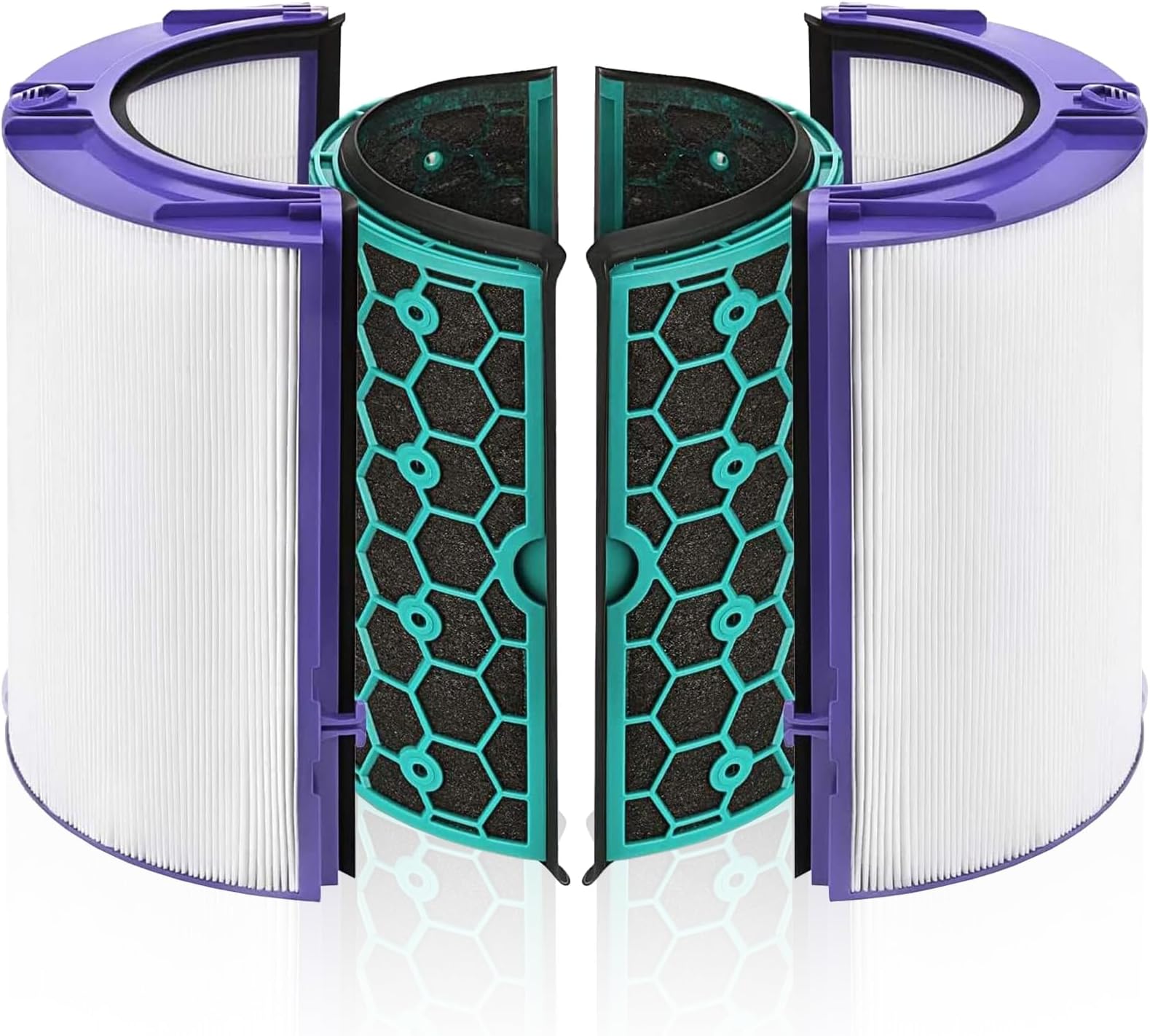 Replacement Hepa Filter for Dyson HP04 TP04 DP04 TP05 DP05 Sealed Two Stage 360° Pure Cool Fan HEPA Filter & Activated Carbon Filter