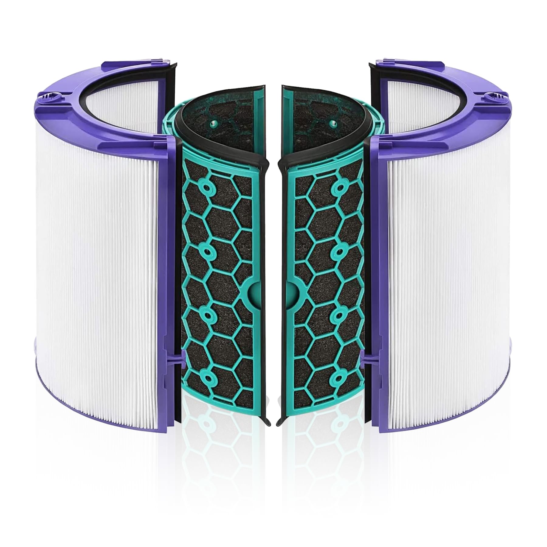 Replacement Hepa Filter for Dyson HP04 TP04 DP04 TP05 DP05 Sealed Two Stage 360° Pure Cool Fan HEPA Filter & Activated Carbon Filter