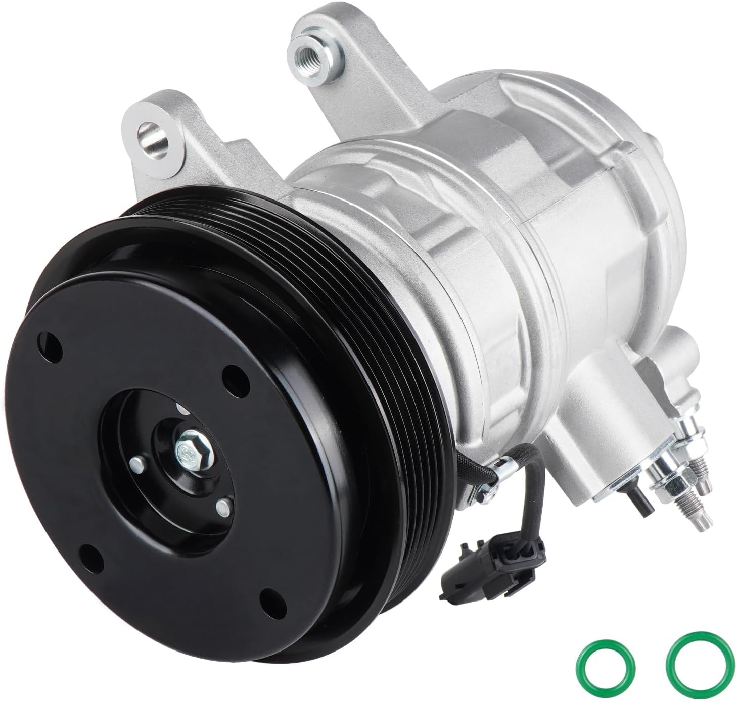 A/C Compressor with Clutch Fits for Chrysler Aspen 4.7 2008 2009, Fits for Dodge Durango 3.7L 4.7L 2008 2009, Fit for Jeep Commander 3.7L 4.7L 2008-2010, Replace CO 58113C