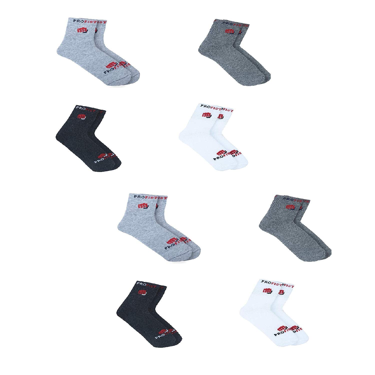 Profist Socks for Mens Cotton Ankle Length combo of - 8