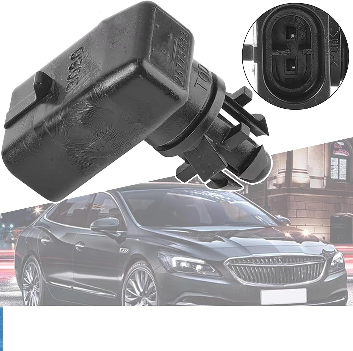 Car Temperature Sensor Ambient Sensor for Buick for Allure for Enclave for Lacrosse Outside Ambient Air Temperature Sensor 25775833 15035786
