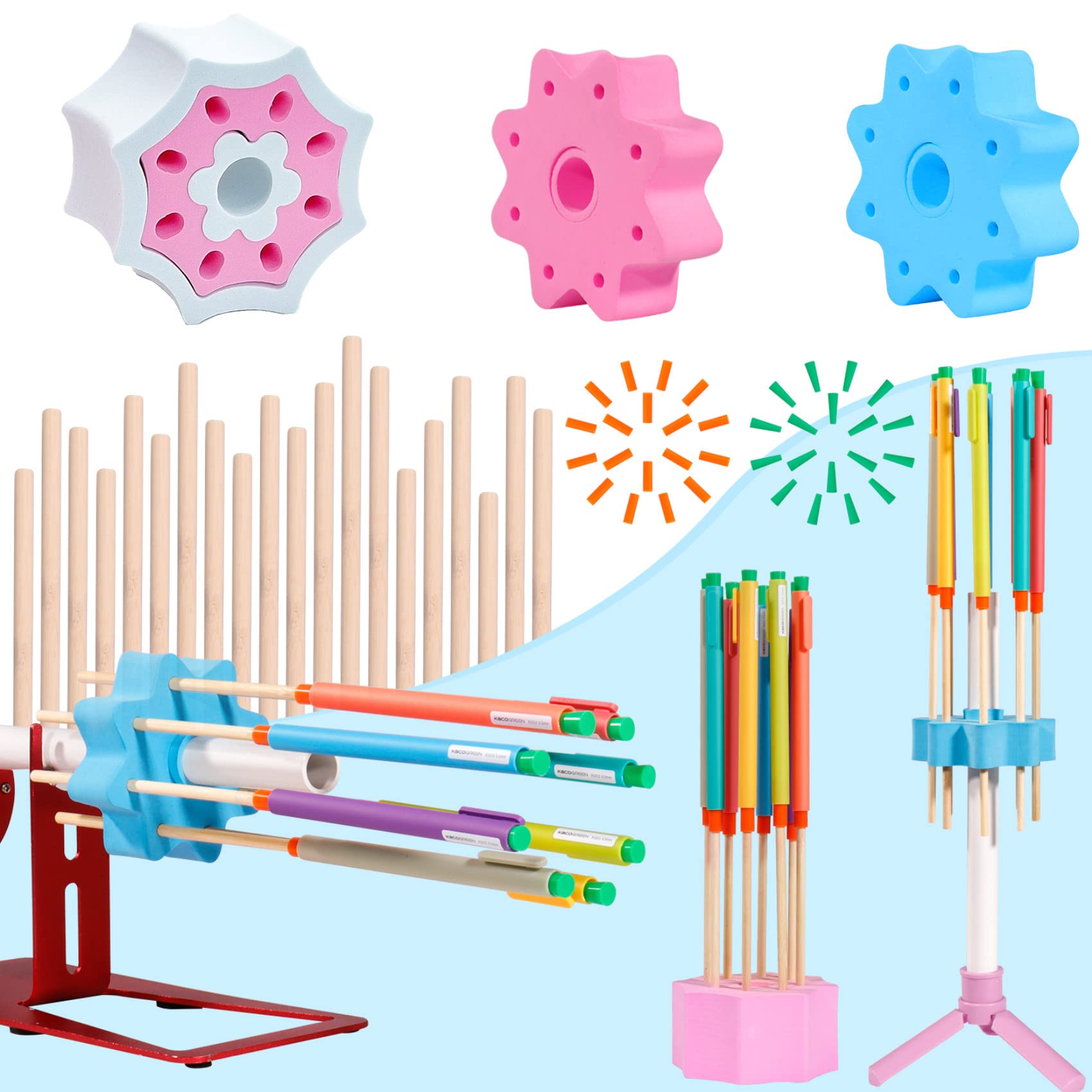 HXH Cup Turner Crafts Tumbler Cup Turner epoxy Resin Spinner (Purple