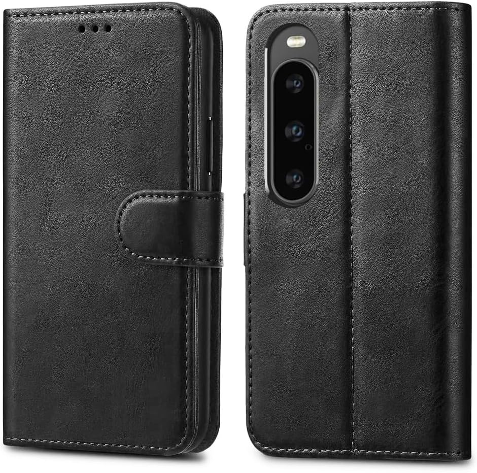Per Sony Xperia L3, L3312 L4312 pelle Premium Portafoglio Stand