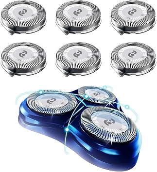 HQ8 Replacement Heads Compatible with Philips Norelco Aquatec Shaver, Blades for PT720 AT880 AT810, 8 Series 6-pc Pack