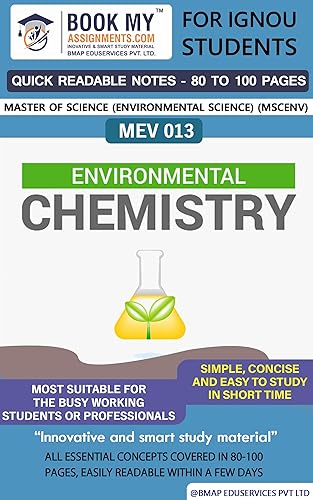 IGNOU MEV 013 Environmental Chemistry Study Guide For IGNOU Students Latest Edition (Quick Readable Note) | Fast Track to Success