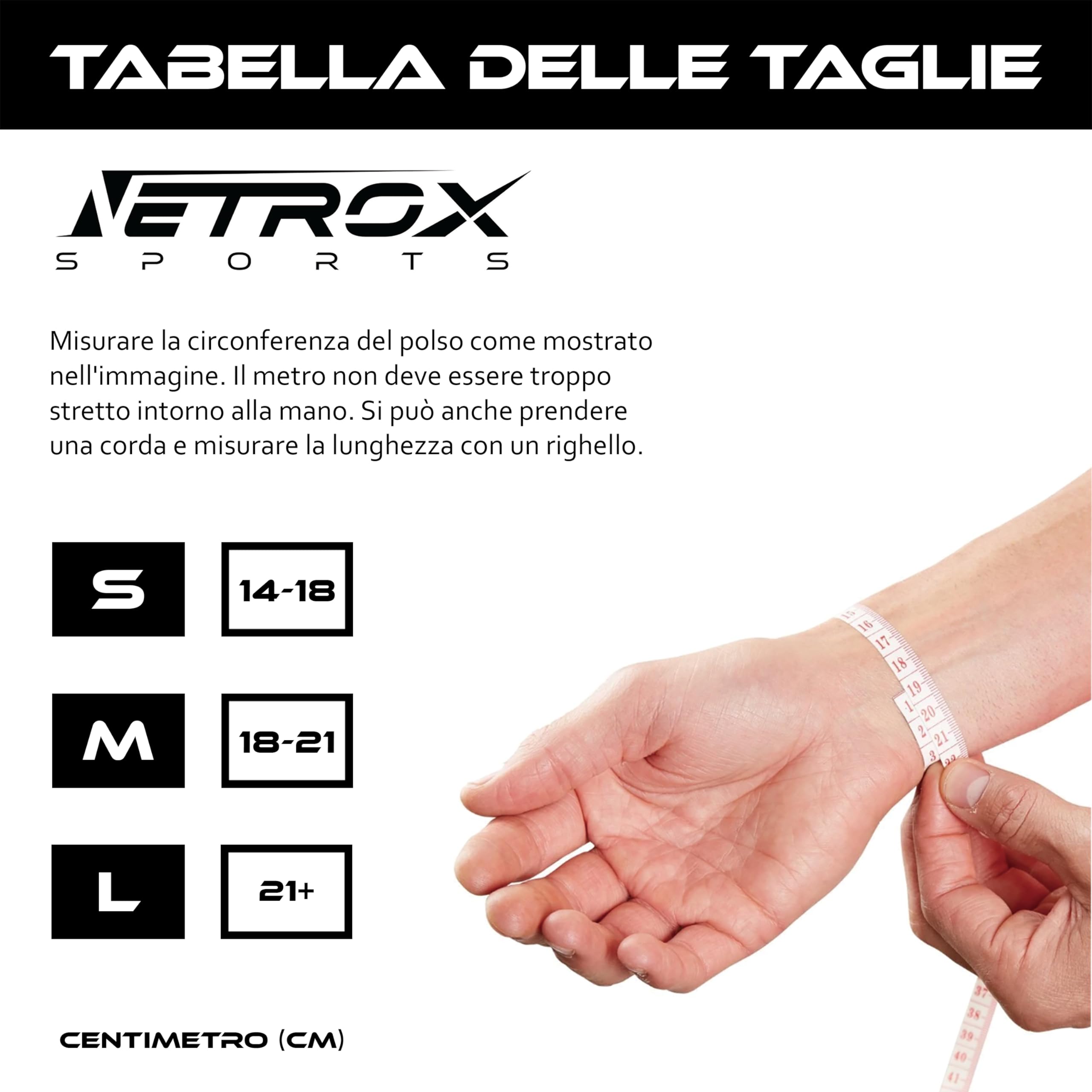Netrox NetroxSports - Elite Grips Lifting Straps - Vera Pelle - Cinghie Palestra con Wrist wraps - Per pesi molto elevati - Sollevamento Pesi - Reverse Grip, Straps Bodybuilding, Gym Strap
