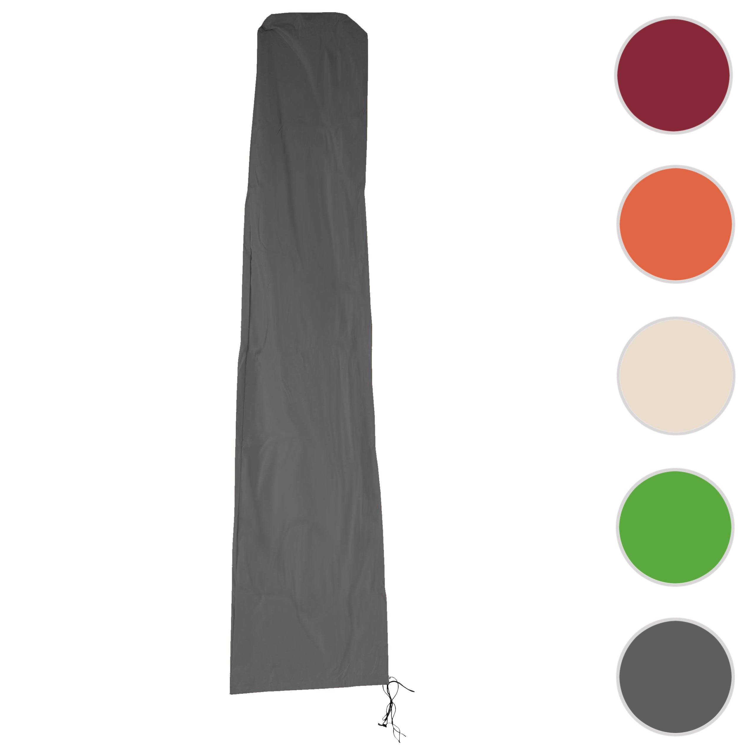 Copriombrellone Copertura Ombrellone Ad Arco Protettiva HWC Poliestere Con Cerniera 3 5x3 5m Azzurro