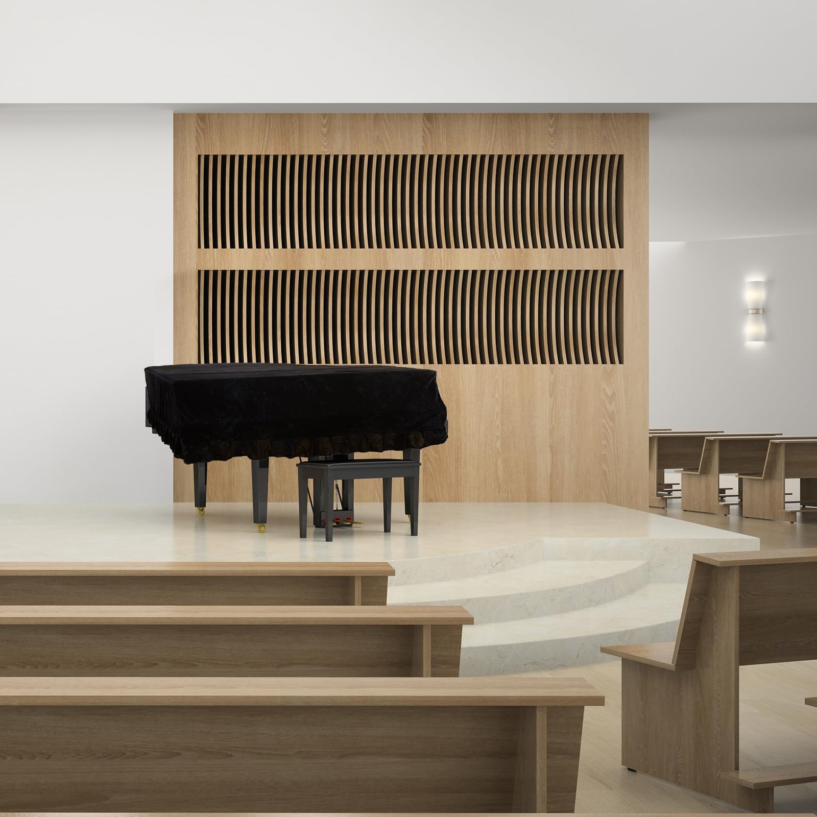 Copertura Per Pianoforte, Copertura Per Pianoforte A Coda Da 180 Cm Copertura Per Pianoforte In Velluto Protezione Decorativa Contro Polvere Graffi E Carica Statica