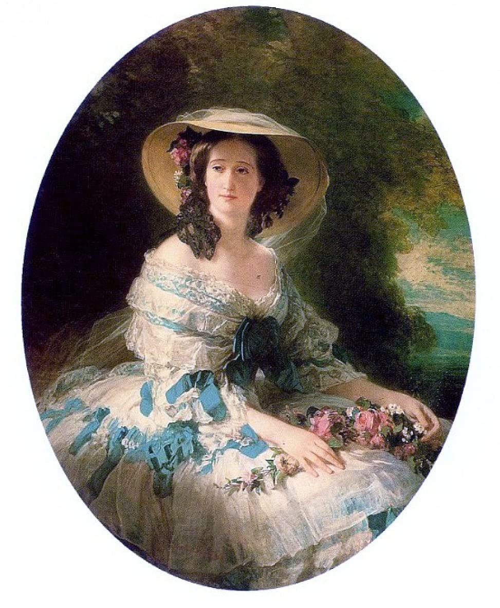 Cuadro sobre lienzo Eugenia de Montijo de Winterhalter SERENDIPITP 60x90cm 5