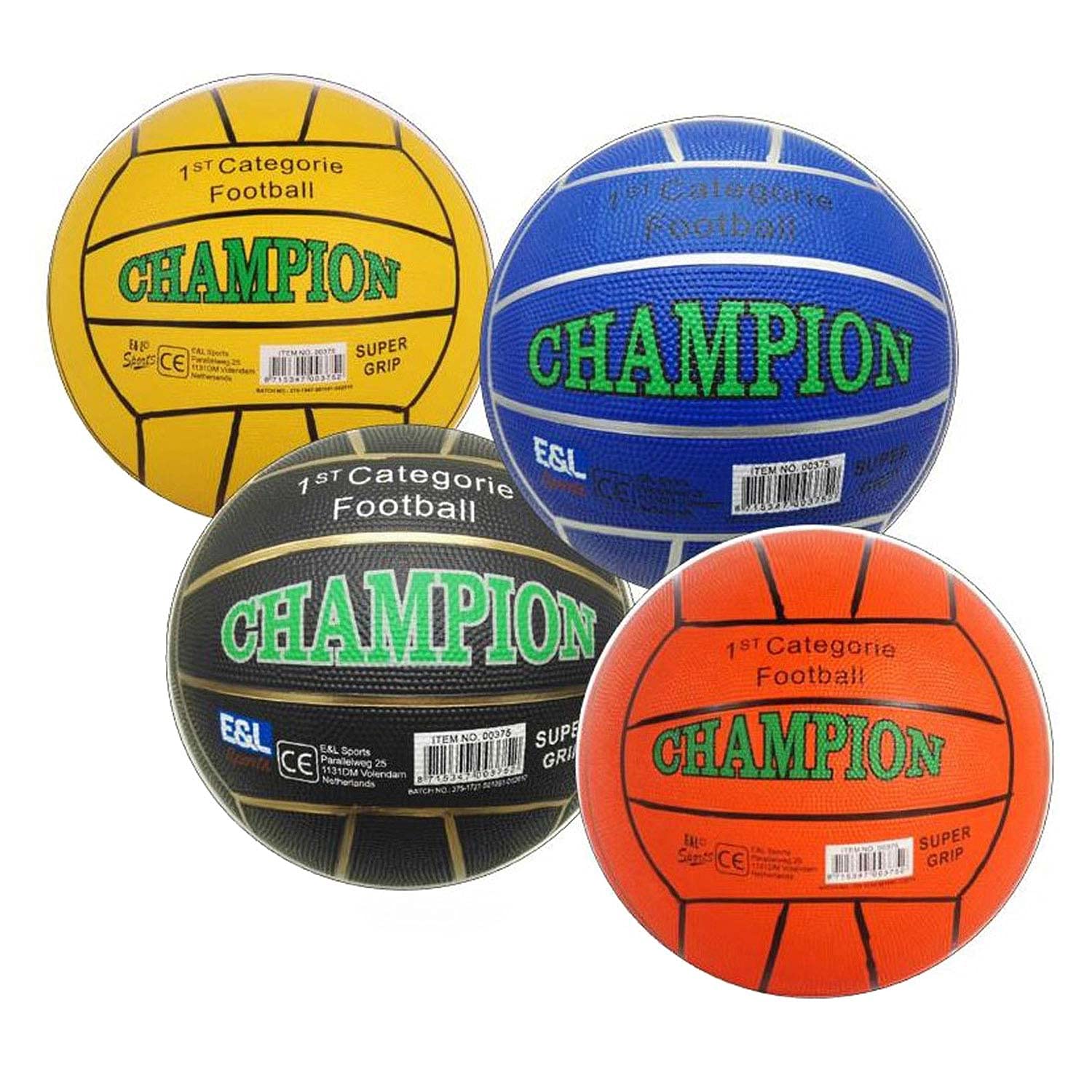 Champion - Bal - Voetbal - Rubber - 380gr. - 1 stuks - Willekeurig geleverd