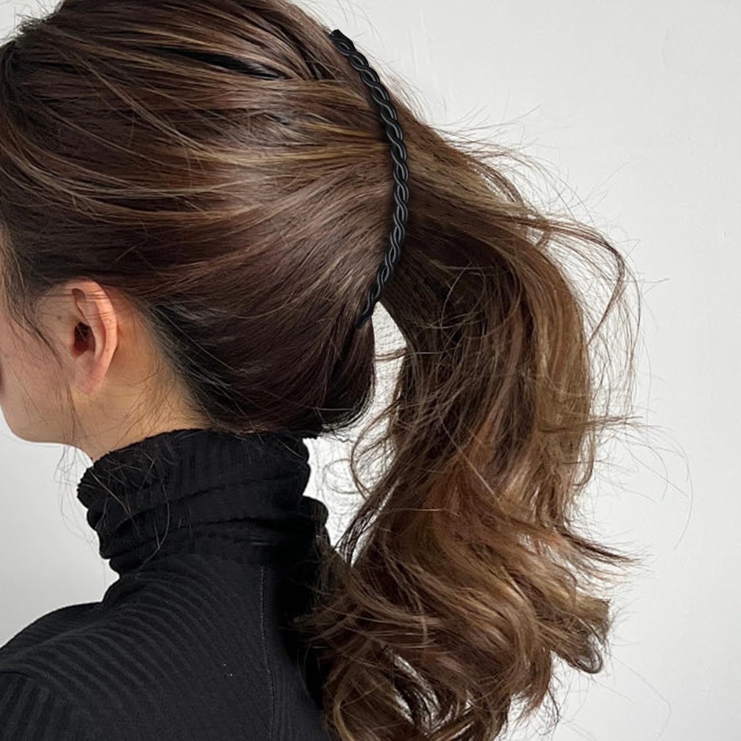 3PCS Banana Hair Clips, 2 Styles Large Strong Hair Claw Clip with Double Combs, Classic Non-slip Hair Accessories for Women Straight Curly Long Hair - Black, Brown - Image 6