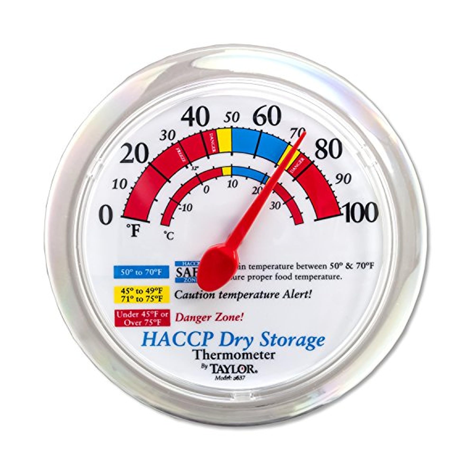 Amazon.com: Taylor Prep and Dry Storage Wall Thermometer with