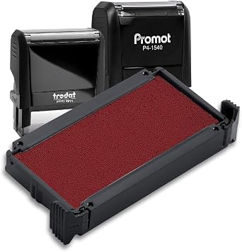 Promot P4-1540 - Trodat 4911 Replacement Ink Pad - Replacement Ink Red