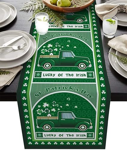 Miniatura 8 de Camino de mesa a rayas azul marino gris blanco lino de algodón largo 72 pulgadas para cocina café comedor sofá mesa dormitorio salón bufanda