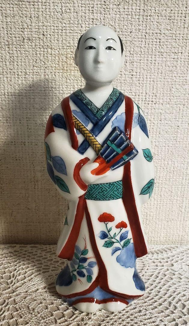 有田焼 賞美堂 其泉 陶器人形 賞美堂 其泉 有田焼 姫型 銘々皿 6枚