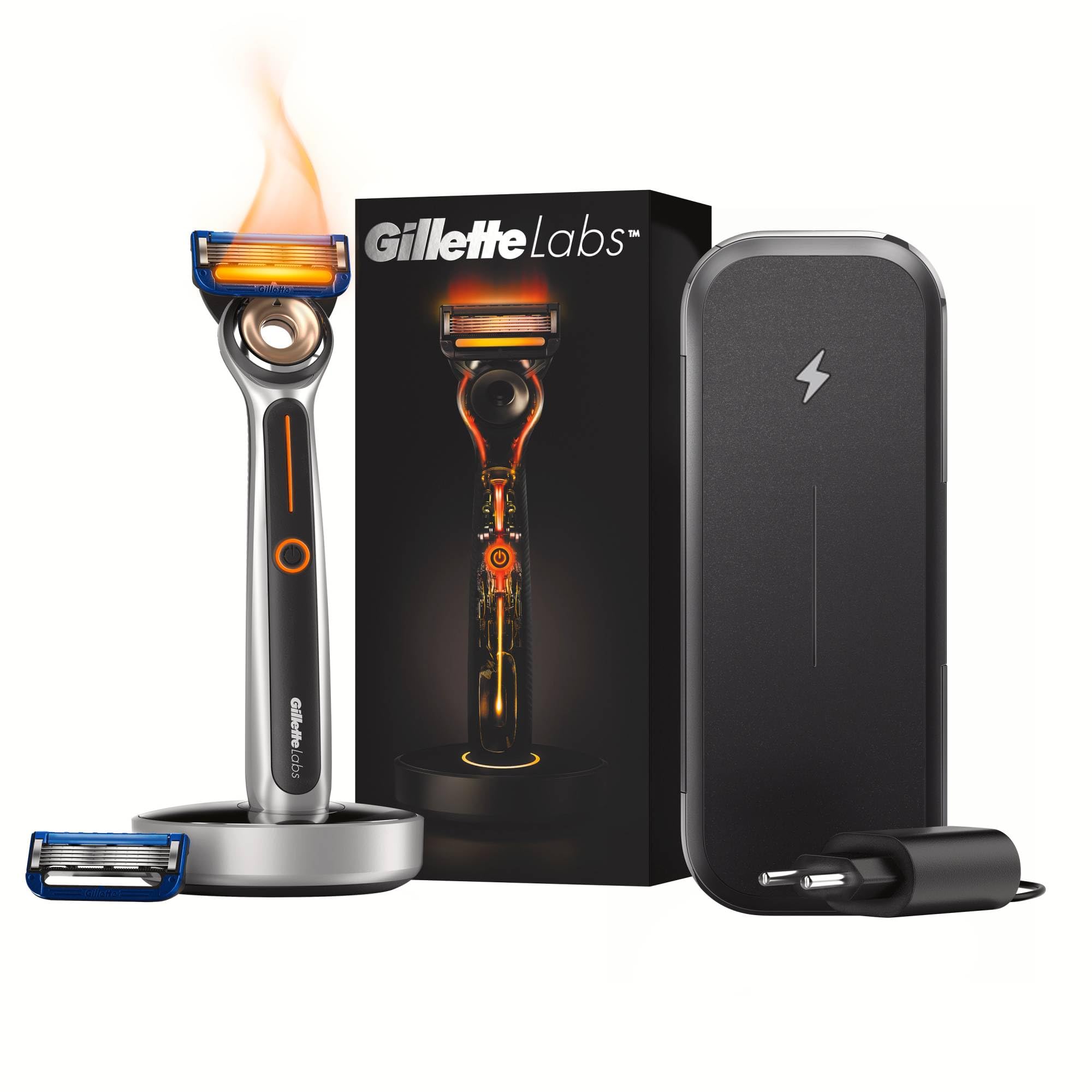 Gillette Labs Heated Razor For Men Travel Kit