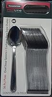 Vista 2 de Tramontina Pro Line 36 Dinner Forks Commercial Grade Stainless Steel + 36 Tramontina Pro Line Soup Spoons