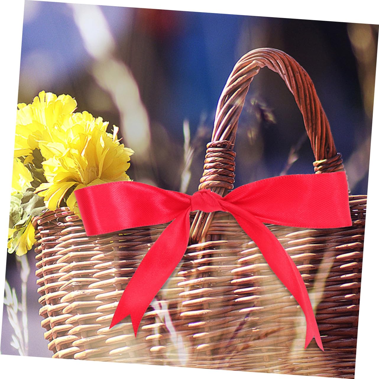 GALPADA 12rollen Farbige Geschenkbänder aus Polyester Dekorative Verpackungsbänder für Geschenke Bastelarbeiten und Blumendekorationen Zufällige Farbe