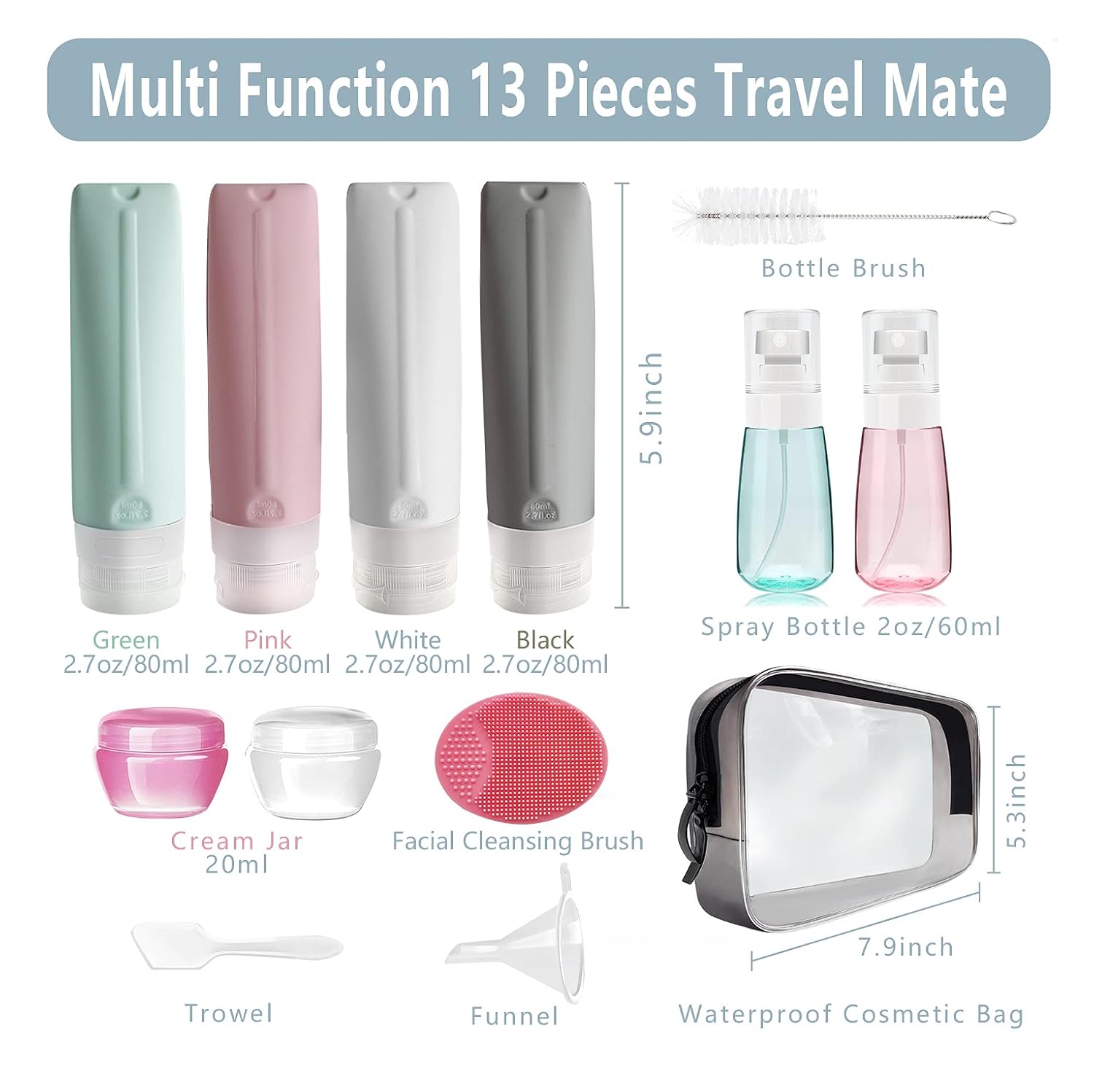 Toiletry Containers Accessories 