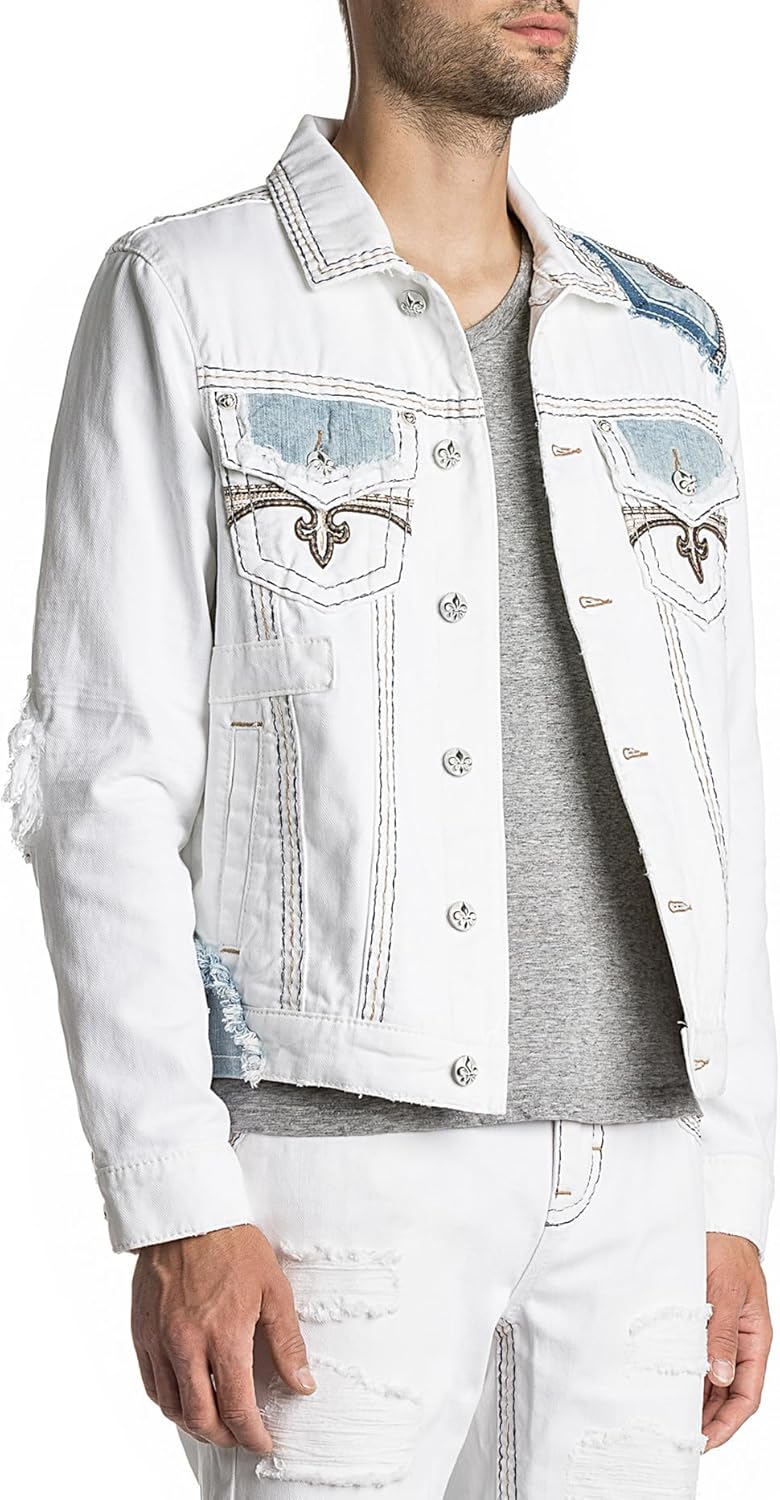 Rock Revival mens Doheny 219 Denim Jacket - Image 3
