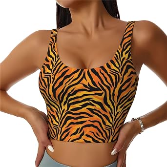 Sports Bras for Women Removable Padded Yoga Tank Tops Workout Running Crop Tops