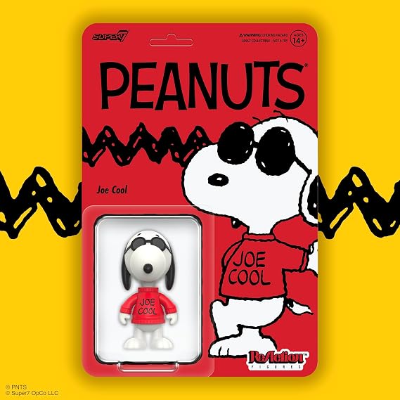 Super7 Reaction Figure Peanuts Joe Cool Snoopy - 3.75 Action Figure
