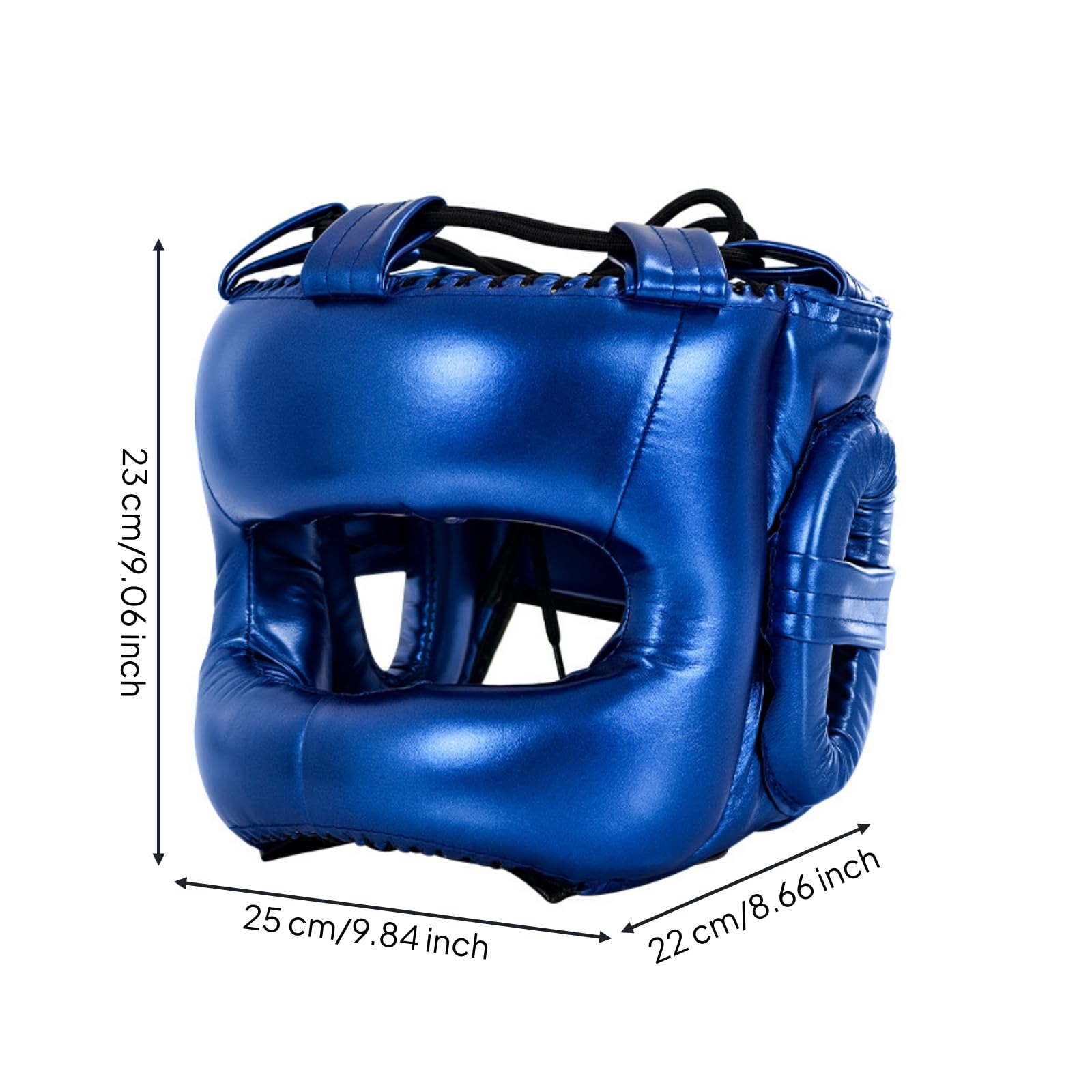 Casco da Pugilato Durevole Casco Da | Imbottito, Protettivo, Copricapo con Protezione Orecchie, per Palestra, Atleti