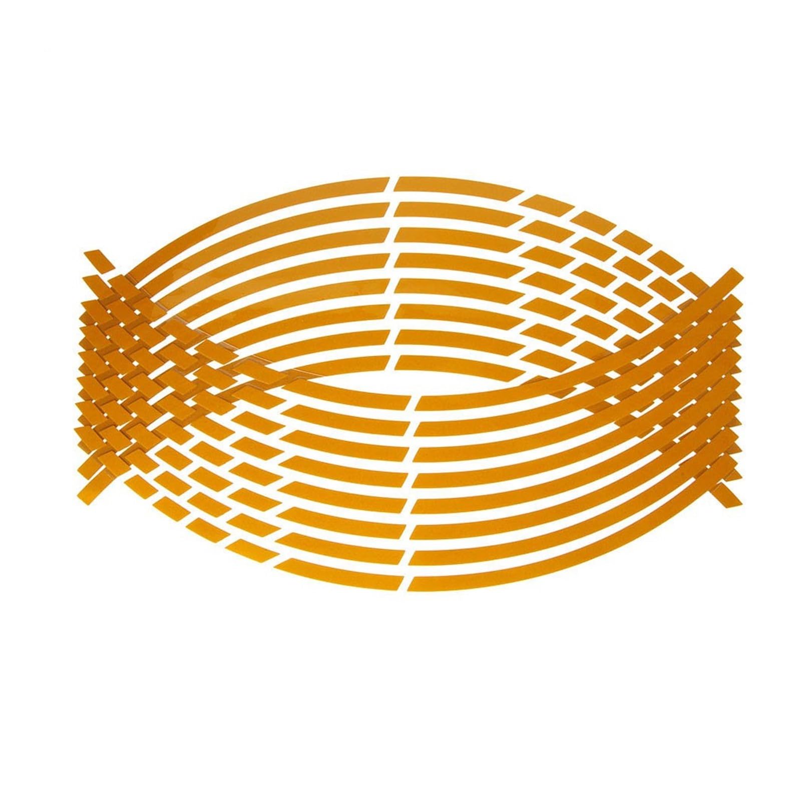 Hub Decals Rim for for N&INJA 650R ER6F ER6N W800 SE Z750S Motorcycle Accessories Decorative Stickers Stripe Tape(Yellow)