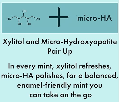 Miniatura 4 de Crait Mentas de xilitol y micro hidroxiapatita, sin flúor, sin azúcar, 100 unidades