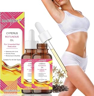 Cyperus Rotundus Oil, 2pcs Cyperus Rotundus Oil, Cyperus Rotundus Natural Oil for Hair Removal, Cyperus Rotundus Serum for Skin After Hair Removal Solution, for All Skin Types