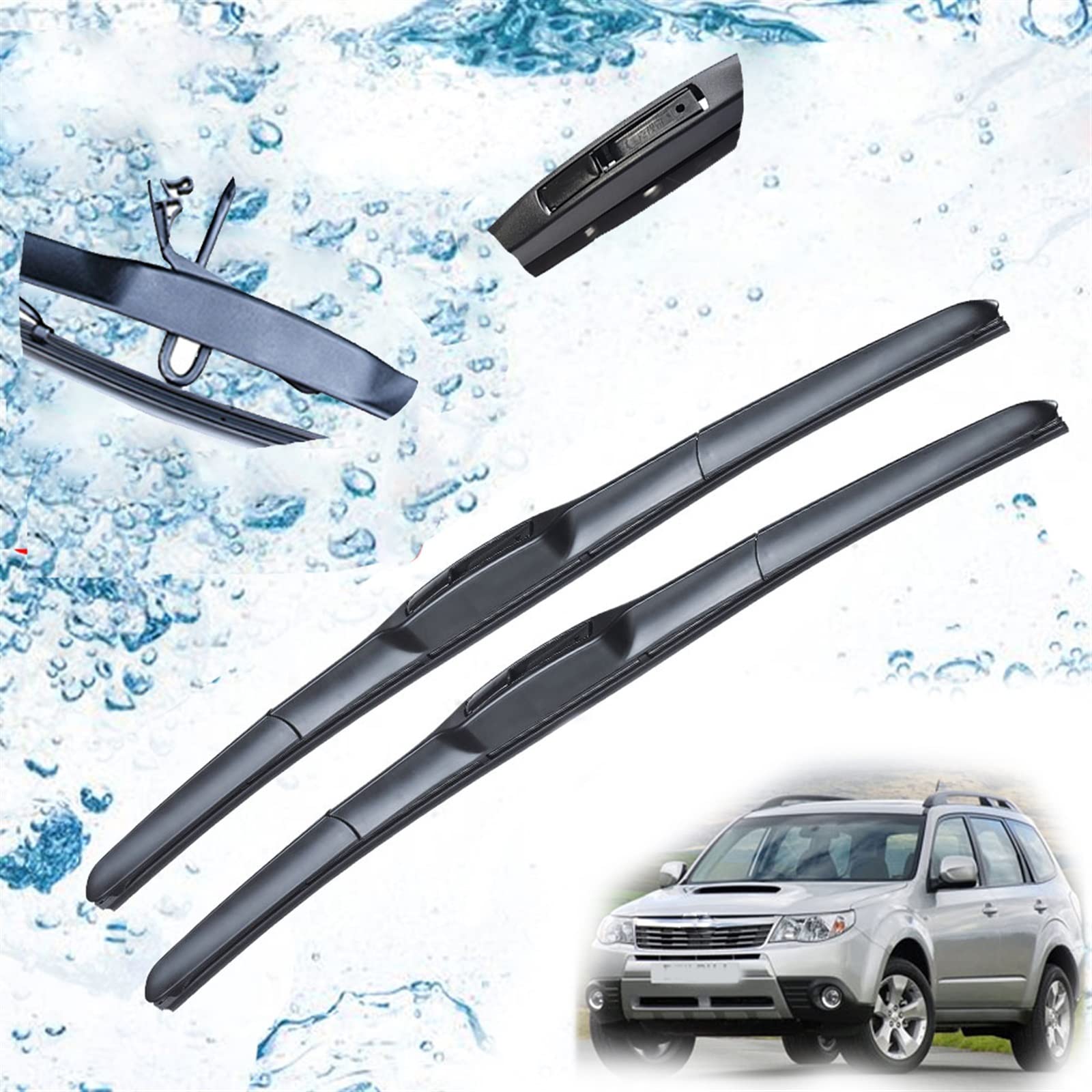 Essuie-glace U J Crochet pour Subaru Forester SG 2002-2007