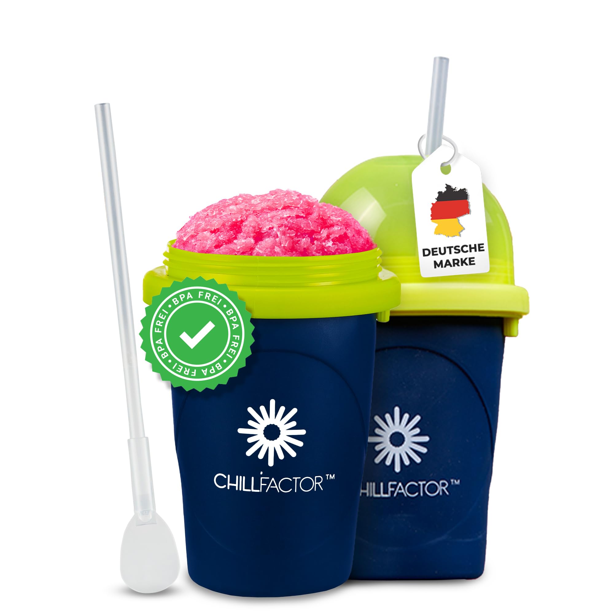 Smoothie Pinch Ice Cup,Slushy Maker Cup,Gobelet Slush Réutilisable Smoothie Pinch Ice Cup,Slushy Maker Cup,Gobelet Slush Réutilisable
