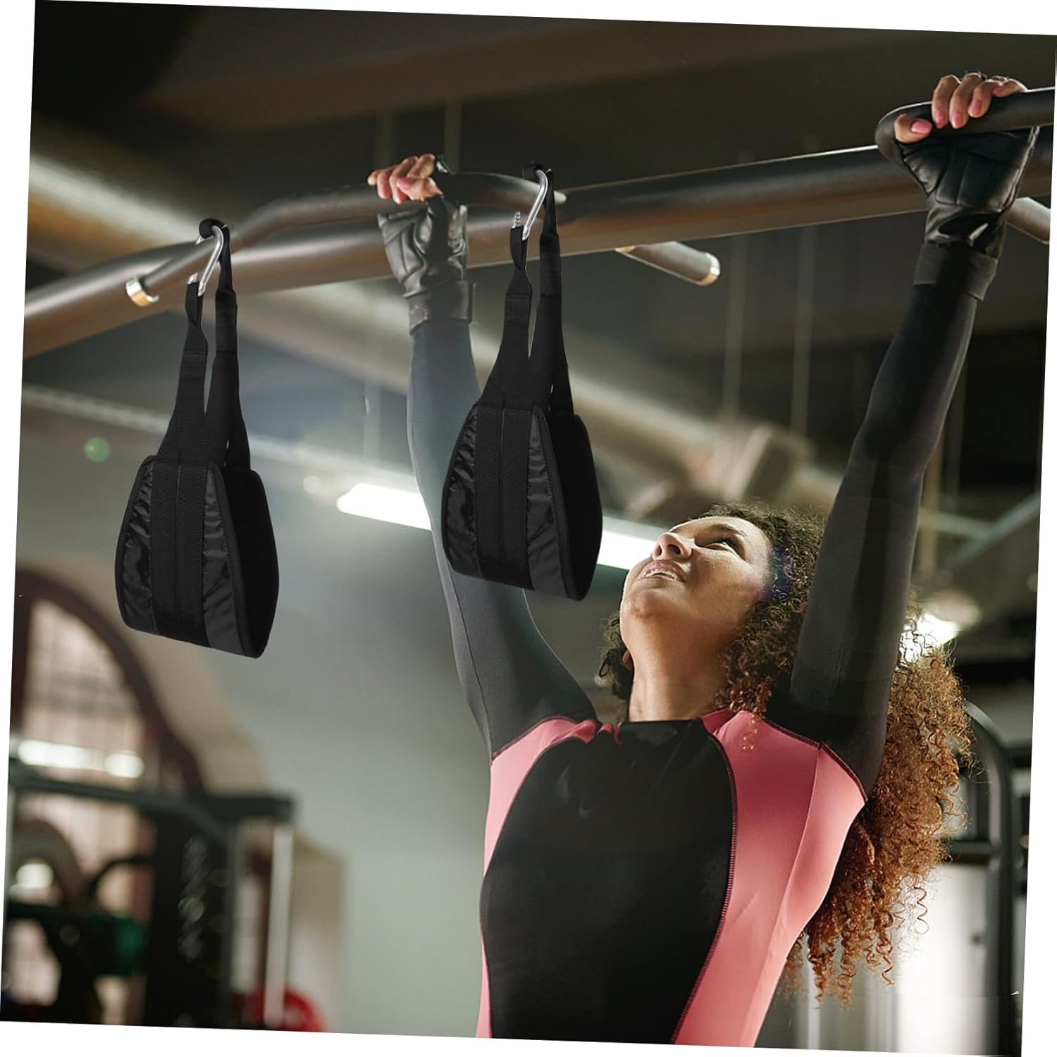 Ab Hanging Straps Pull up Workout Support Oxford Cloth Polyester Straps for Pull up Bar Gym Ab Fitness Accessories