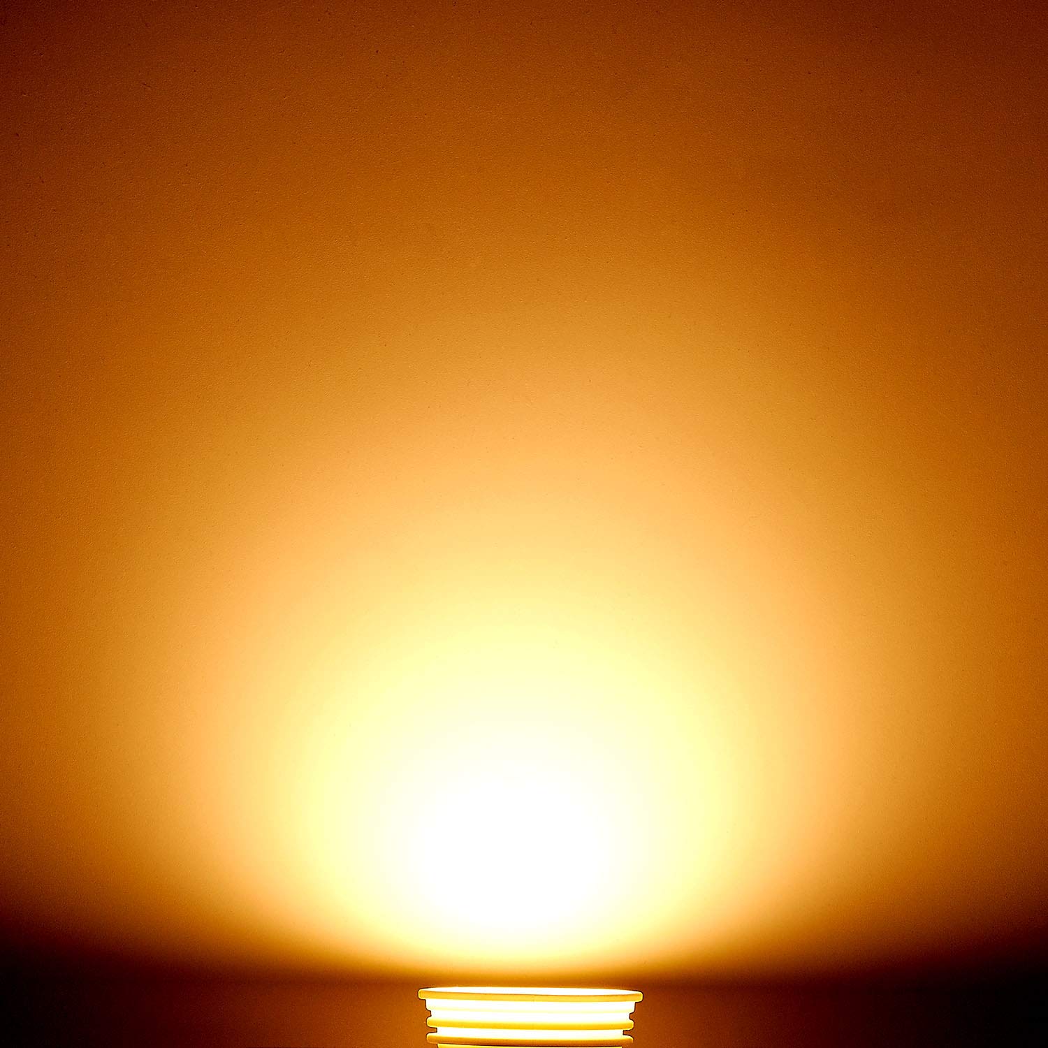 HCFEI Confezione da 10 moduli LED Slim in ceramica 230V – 3W 320lm 120 ° – Profondità di montaggio 15mm – Sostituzione per MR16 GU10 – per soffitti bassi – bianco caldo (3000K)