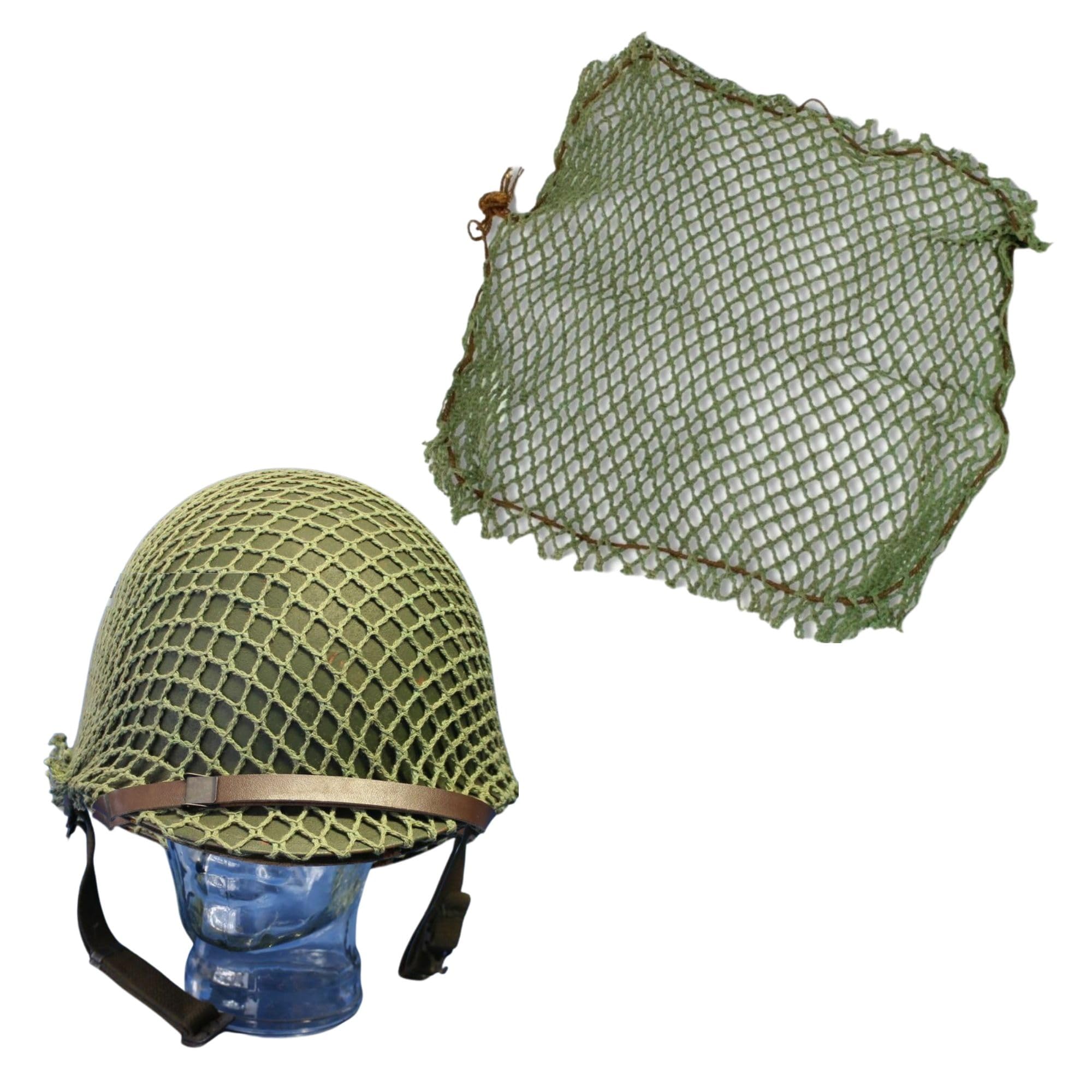 Steel Helmet Nets, Australian/US WW2 Jungle Green - Original GI Unissued