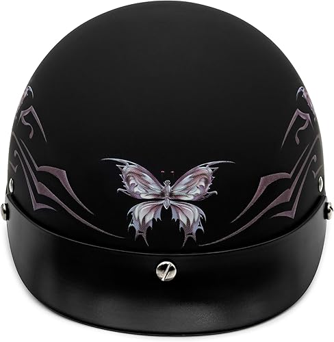 Miniatura 4 de VCAN Cruiser Intricate Butterfly - Casco para motocicleta